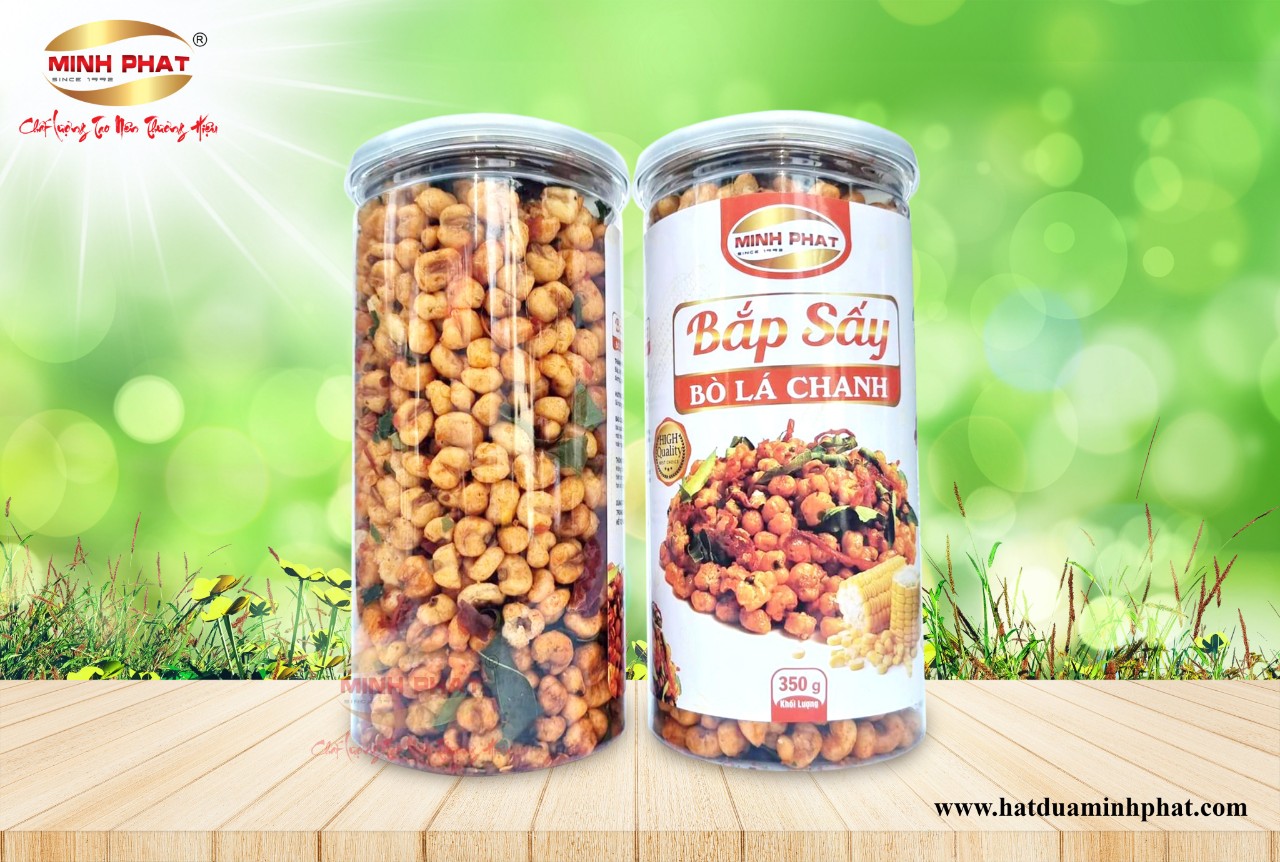 Bắp sấy bò lá chanh