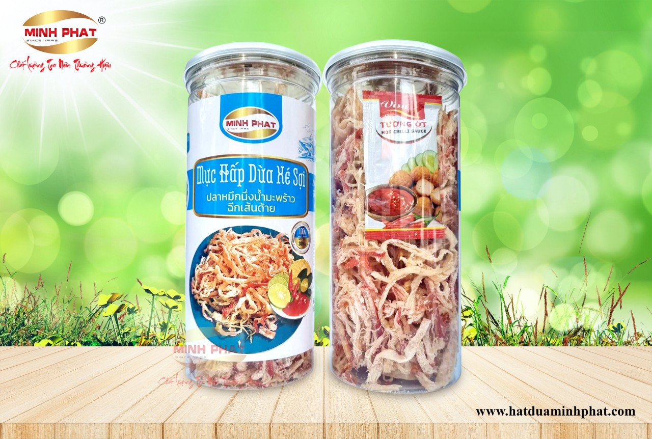 Mực hấp dừa xé sợi 300g