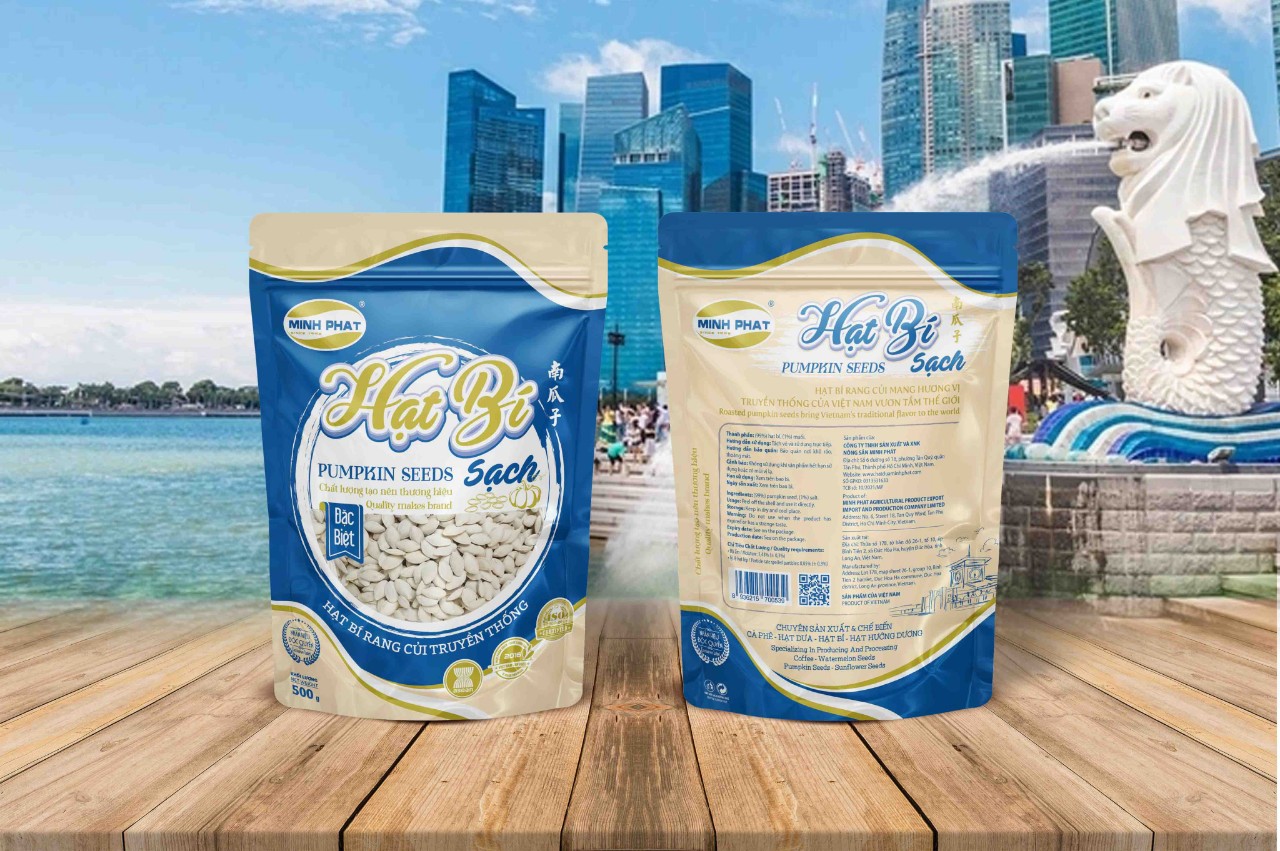Hạt bí rang củi đặc biệt túi 500gram 