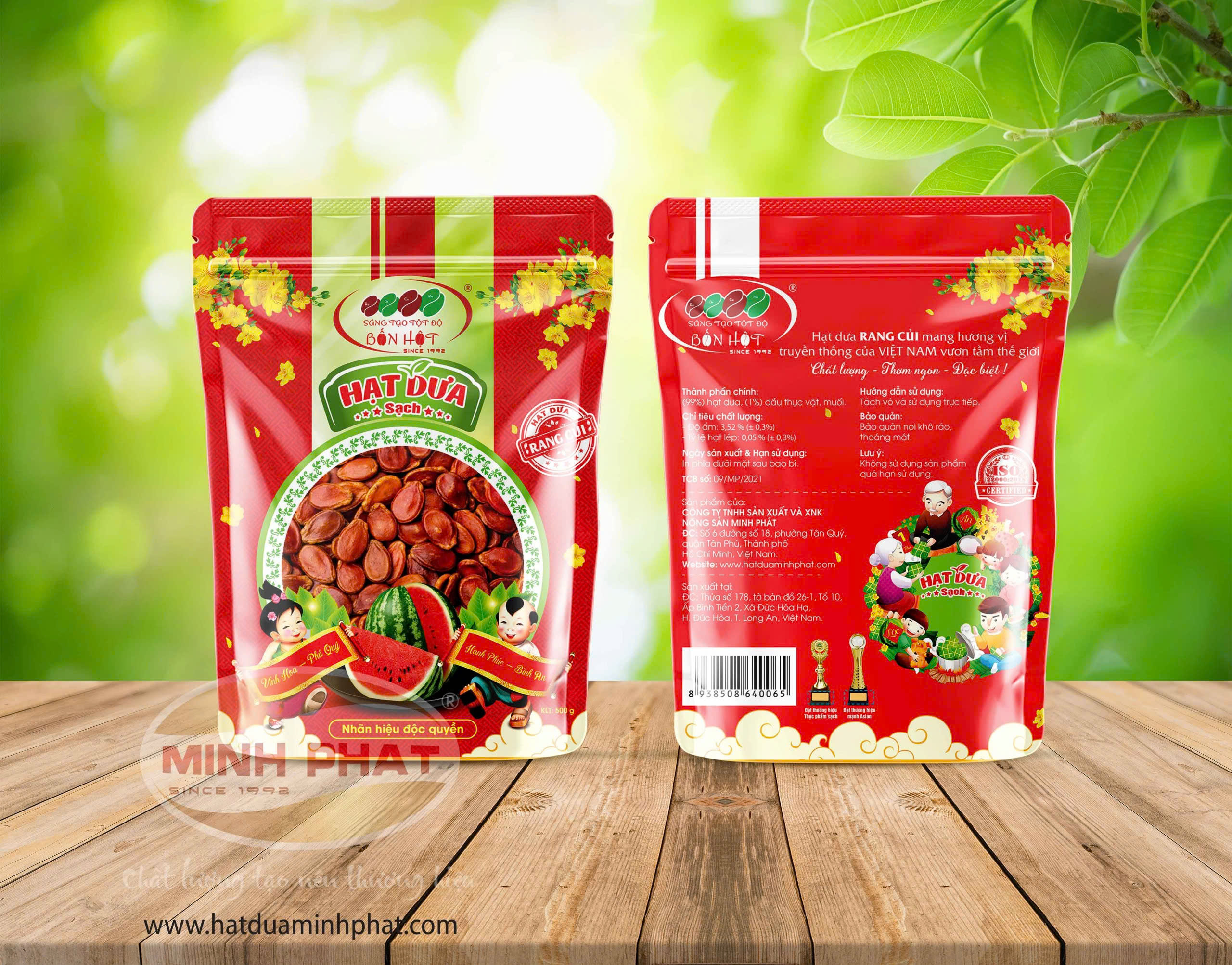 Hạt dưa bốn hột rang củi