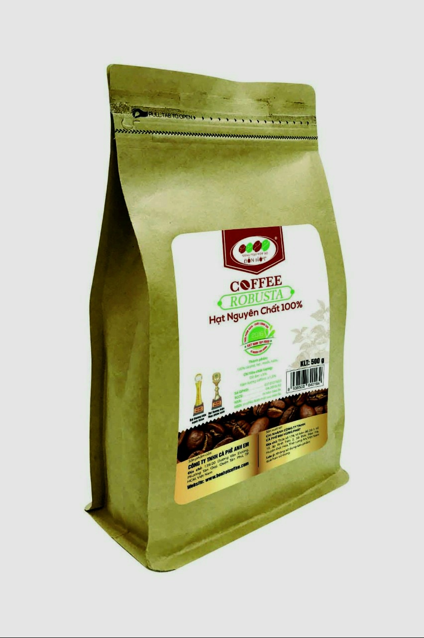 Coffee hạt ROBUSTA  s18