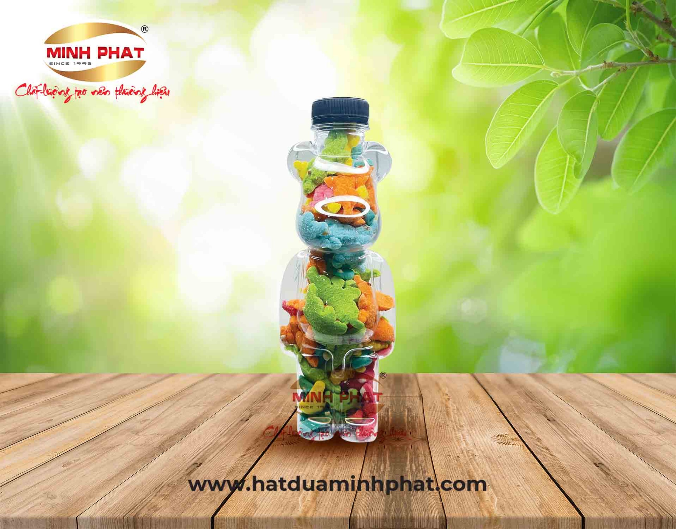 Kẹo dẻo cá sấu hình gấu